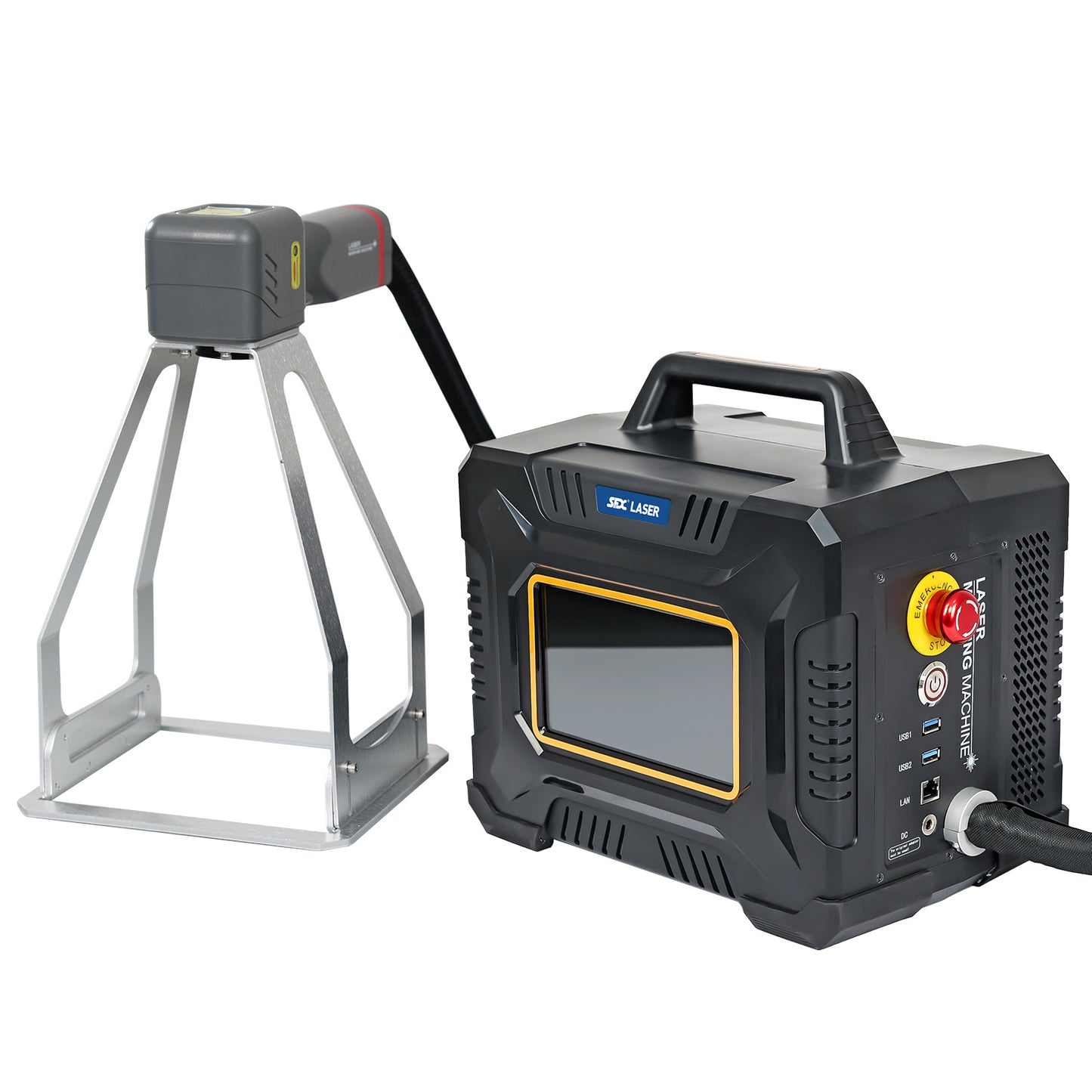LYXCTECH Portable Handheld Fiber Laser Engraver Marker Laser Marking Machine MAX 60W