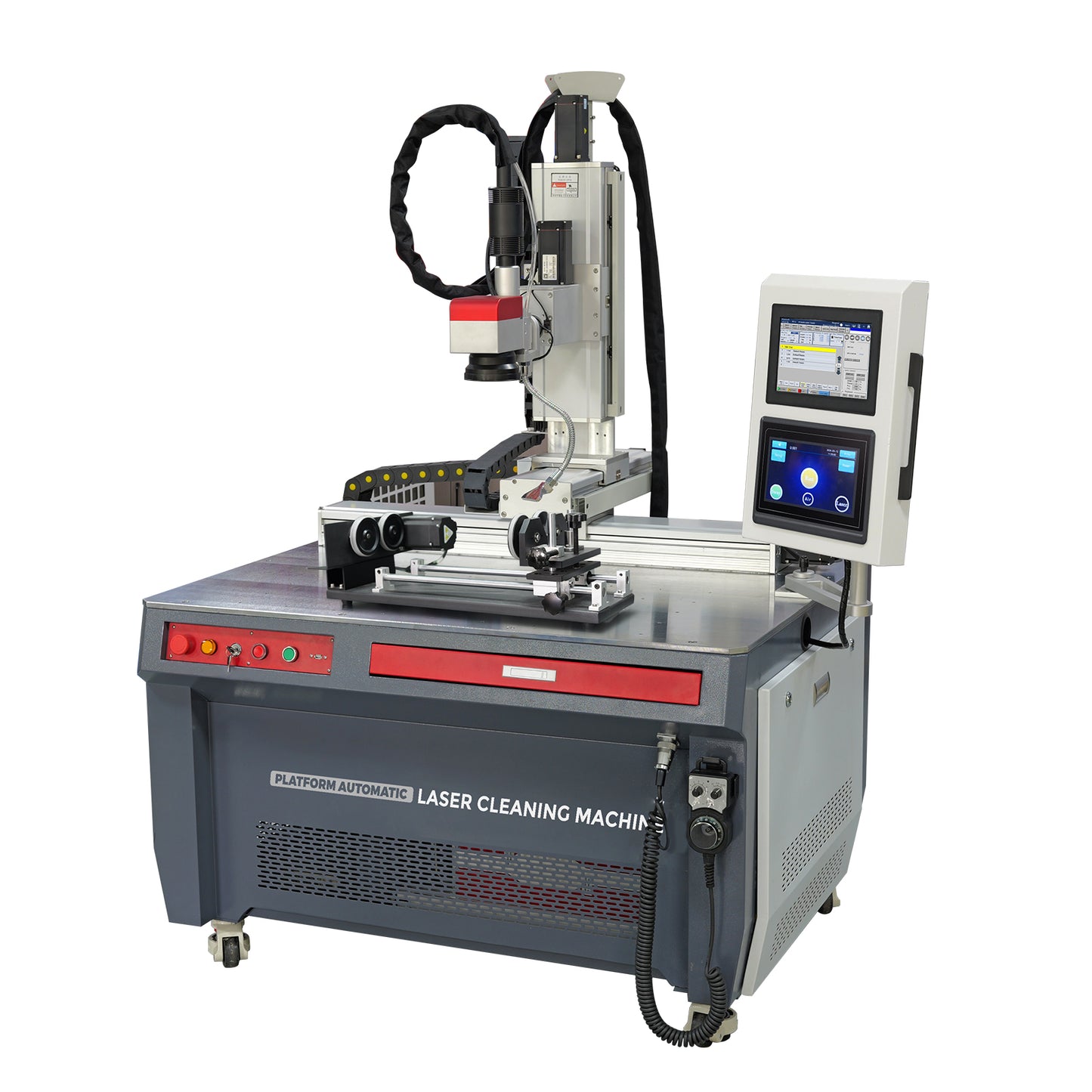 LYXCTECH Platform Laser Automatic Cleaning Machine 200W/300W/500W Pulsed Laser Cleaning Machine