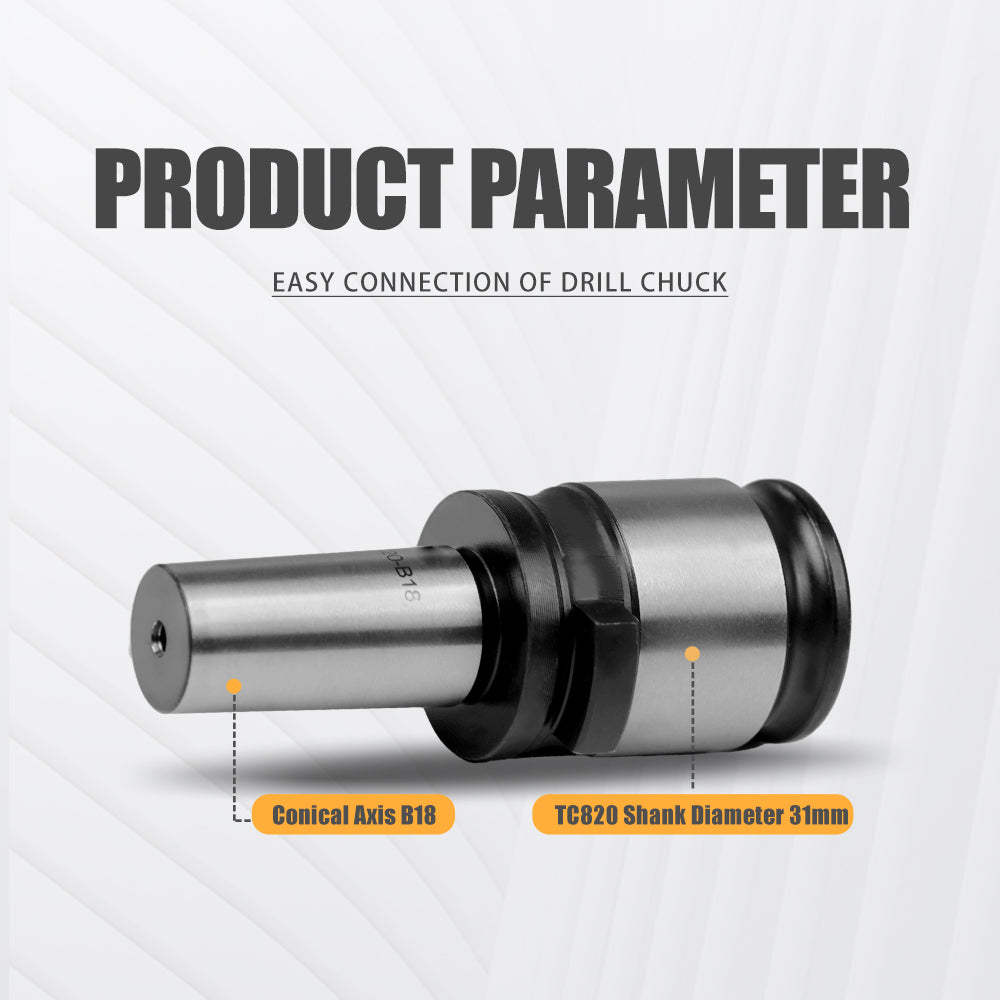 Adaptador de portabrocas SFX y biela para máquina roscadora M24HR/M30R/M36R