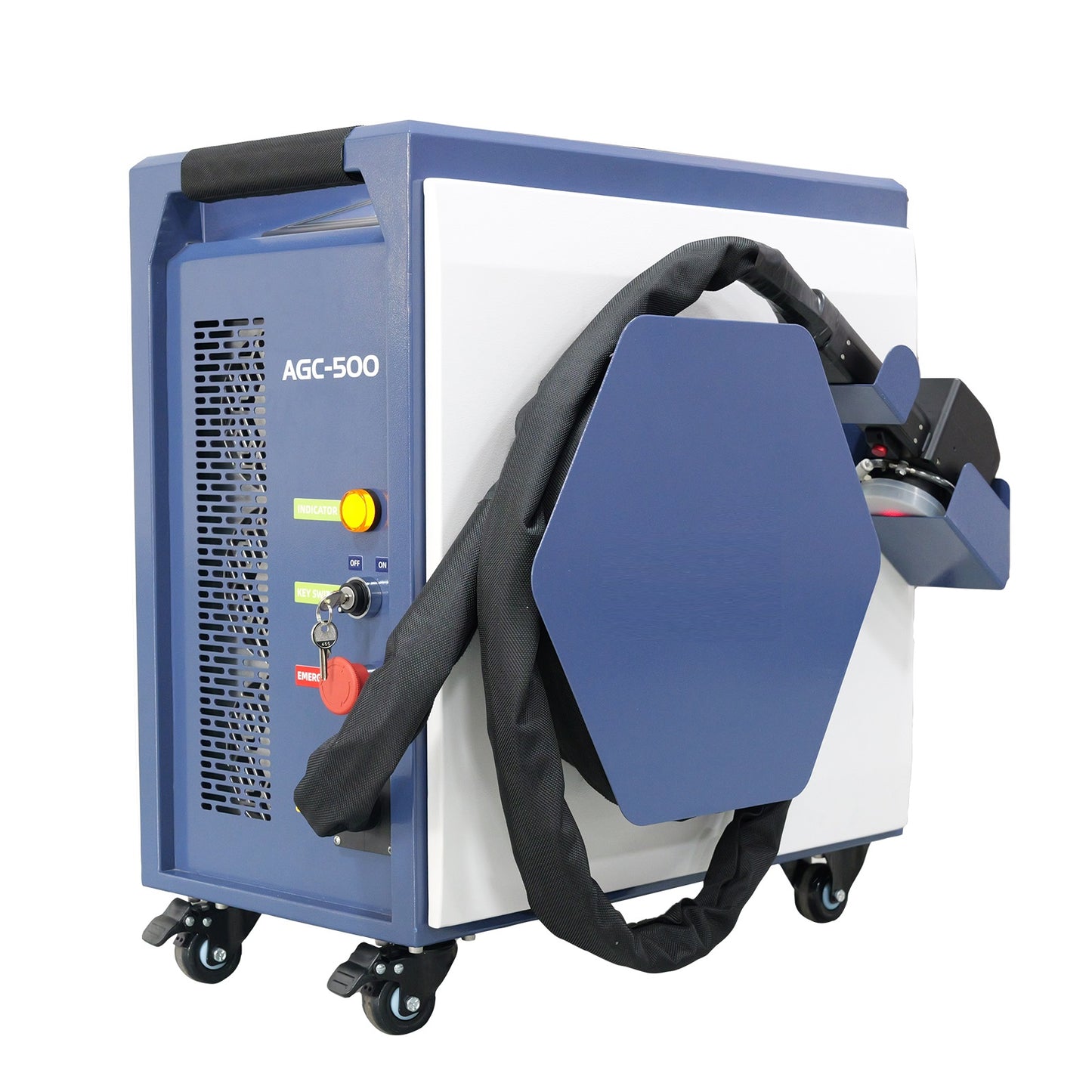 Máquina de limpieza láser pulsada refrigerada por aire SFX, máquina limpiadora láser portátil de 300/500 W