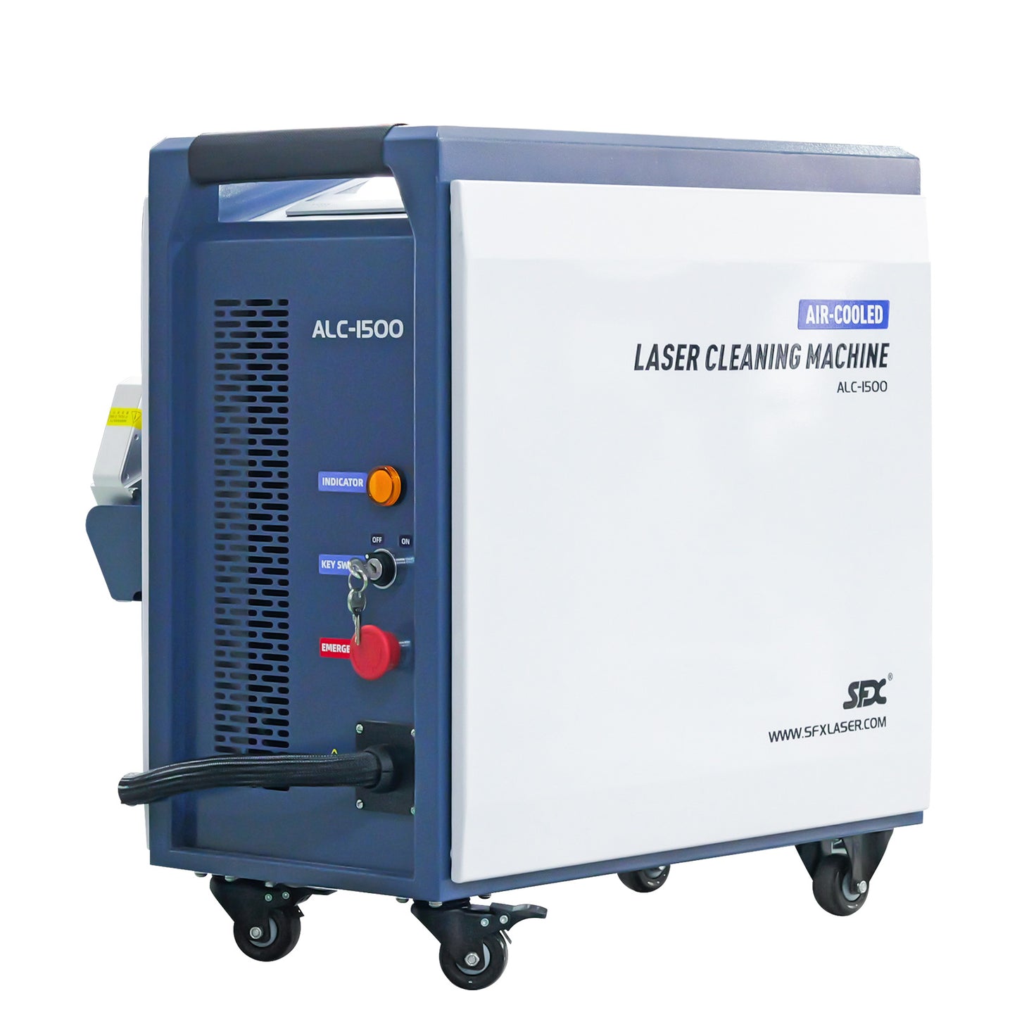 LYXCTECH Air-Cooled Continuous Laser Cleaning Machine 1500W Lightweight Laser Cleaner Machine