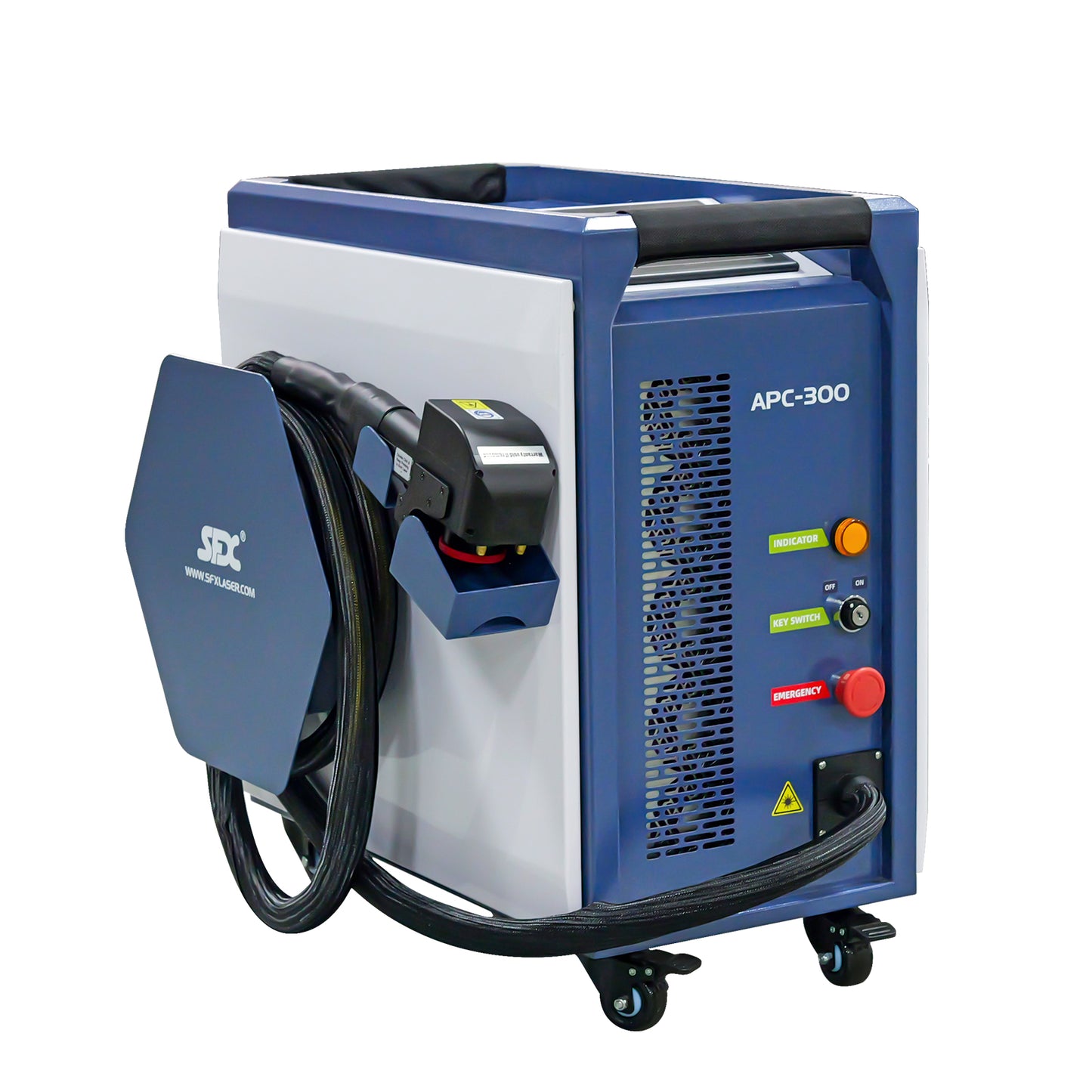 LYXCTECH Air-Cooled 300W Pulsed Laser Cleaning Machine for Wood&Mold Cleaning APC-300