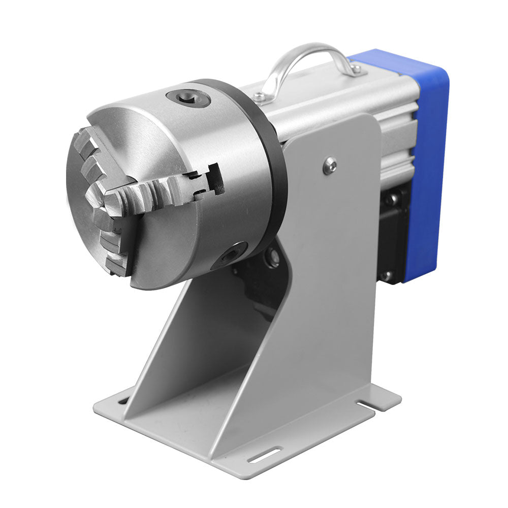 LYXCTECH Three-Jaw Rotary Chuck Multi-Angle Adjustment for Fiber Laser Engraving Machine, Engraving Machine