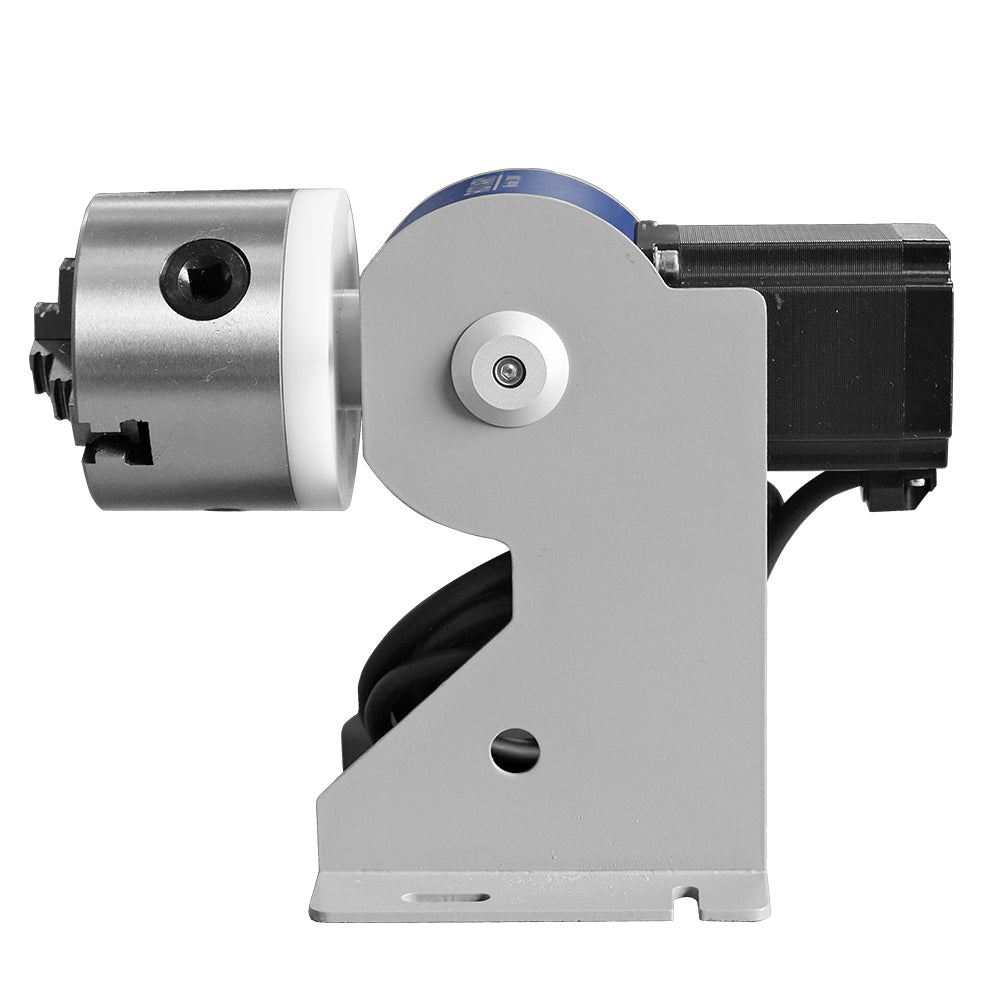 LYXCTECH Three-Jaw Rotary Chuck Multi-Angle Adjustment for Fiber Laser Engraving Machine, Engraving Machine