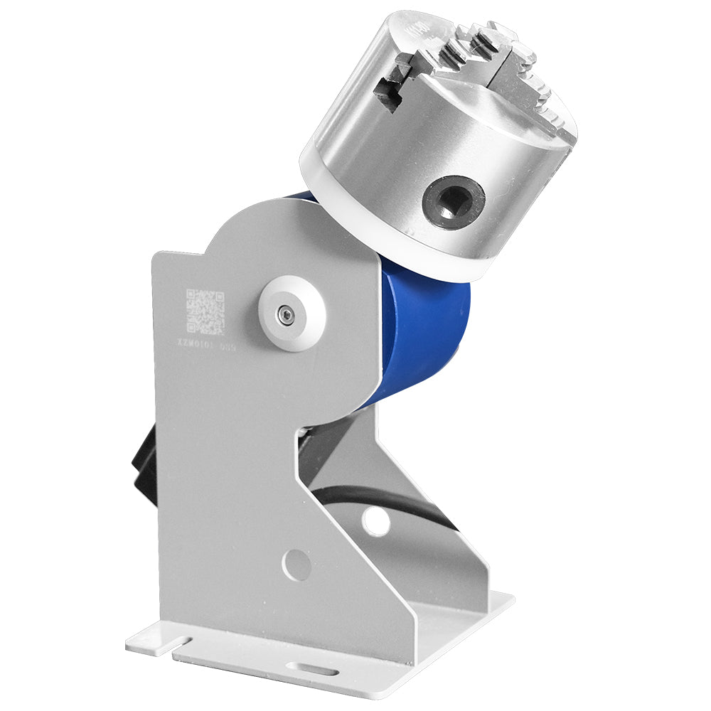 LYXCTECH Three-Jaw Rotary Chuck Multi-Angle Adjustment for Fiber Laser Engraving Machine, Engraving Machine