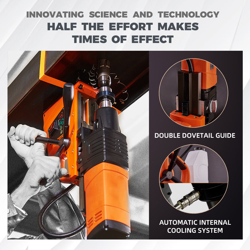 LYXCTECH US STOCK Magnetic Drill Press Machine 1100W/1500W/2500W Drill Machine