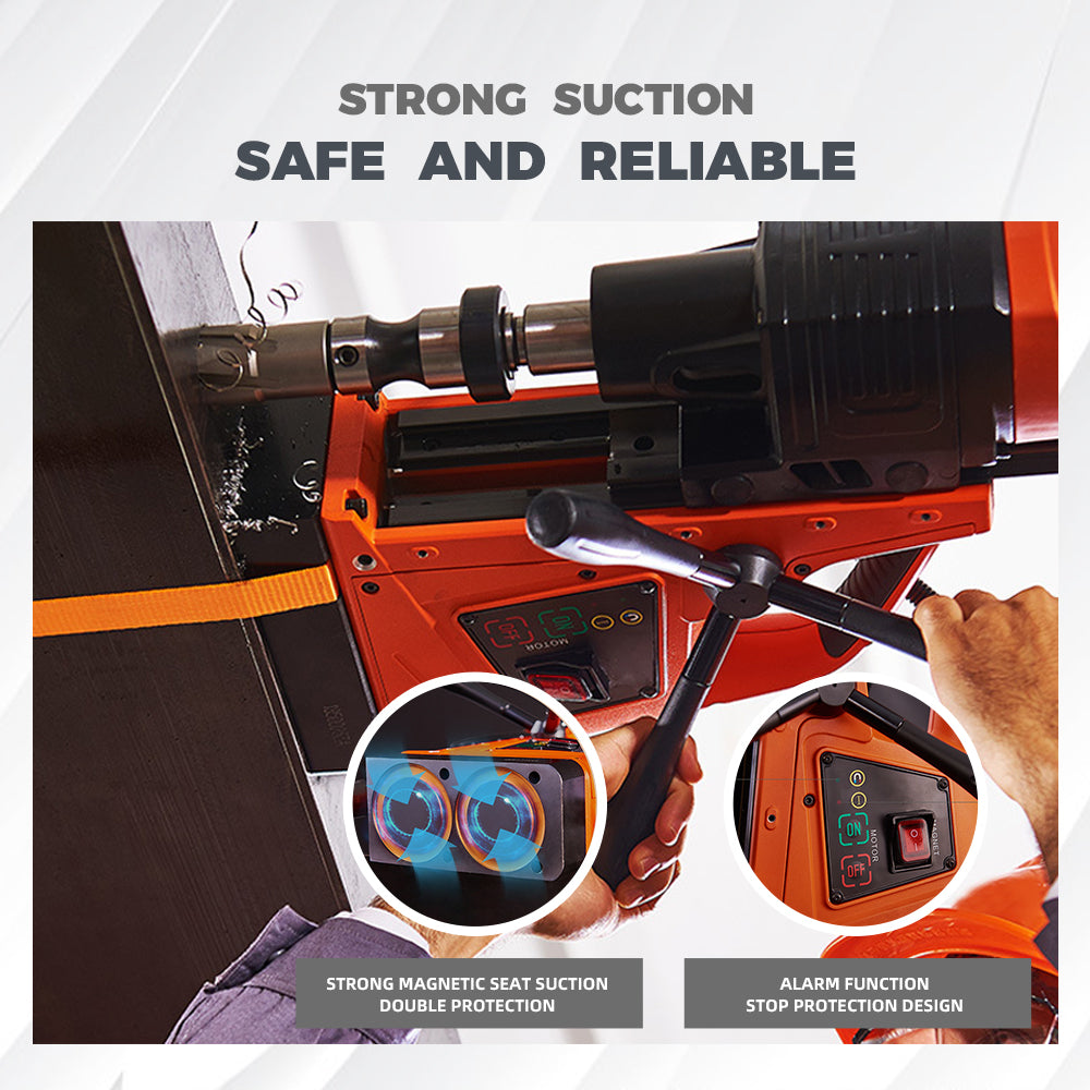 LYXCTECH US STOCK Magnetic Drill Press Machine 1100W/1500W/2500W Drill Machine