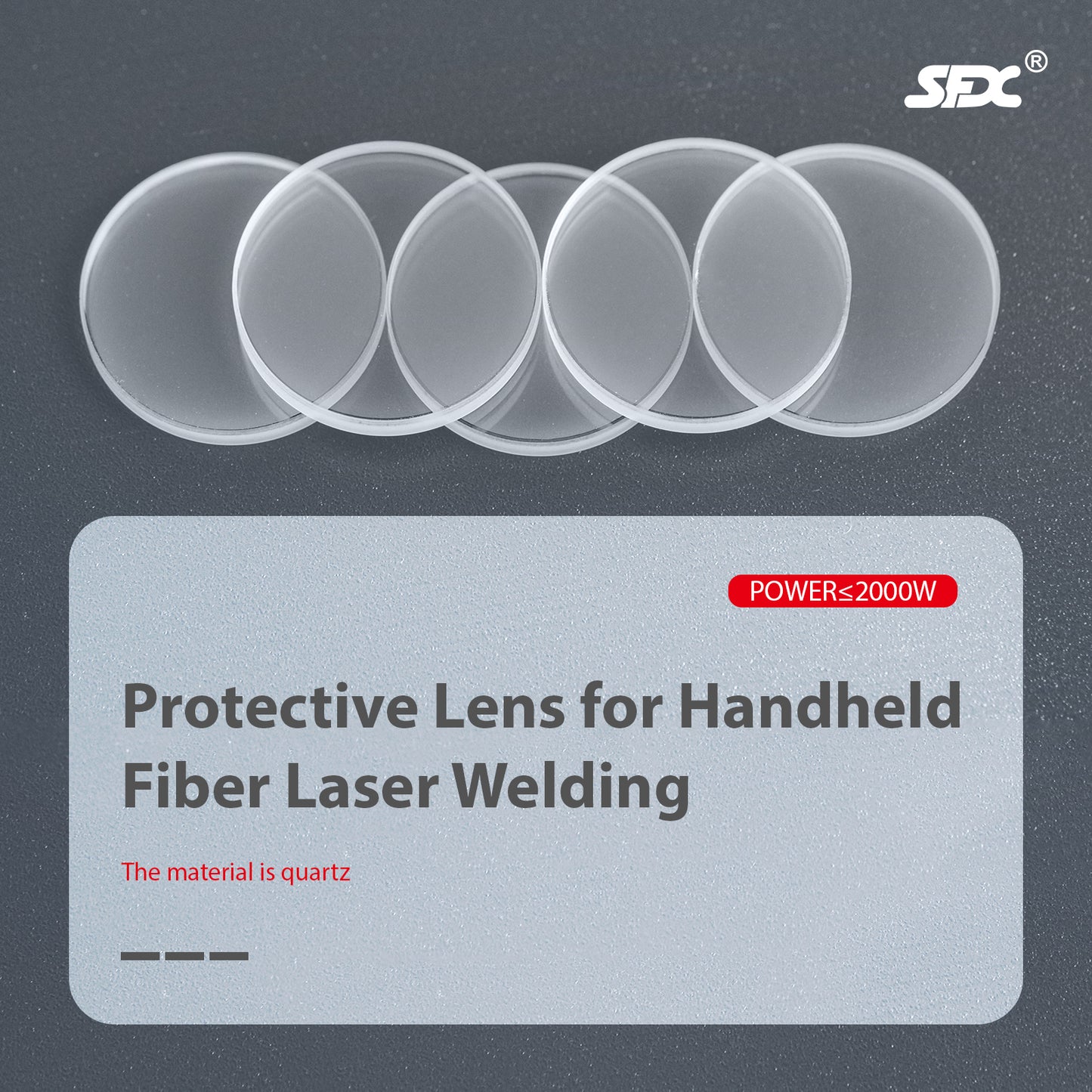 LYXCTECH Fiber Laser Protective Lens for Handheld Laser Welding Machine 1000/1500/2000W