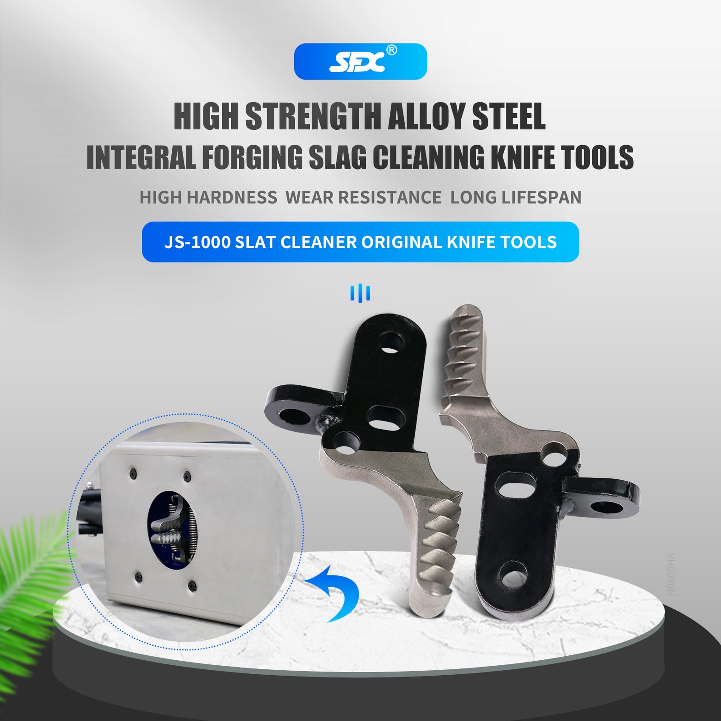 LYXCTECH Slat Cleaner Original Knife Tools For 6000W Laser Slat Cleaning Machine JS-1000