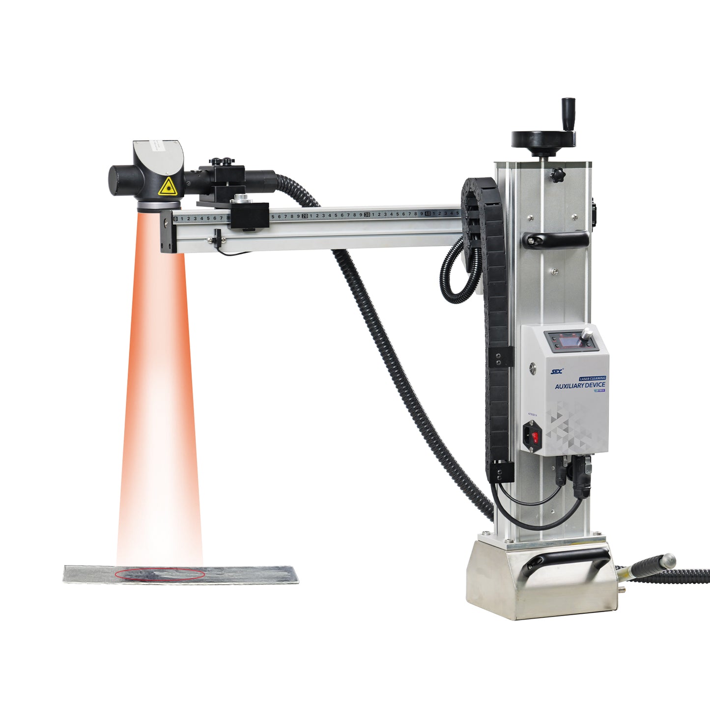 LYXCTECH Laser Cleaning Auxiliary Device JF-500 With Magnetic Base For Laser Cleaning