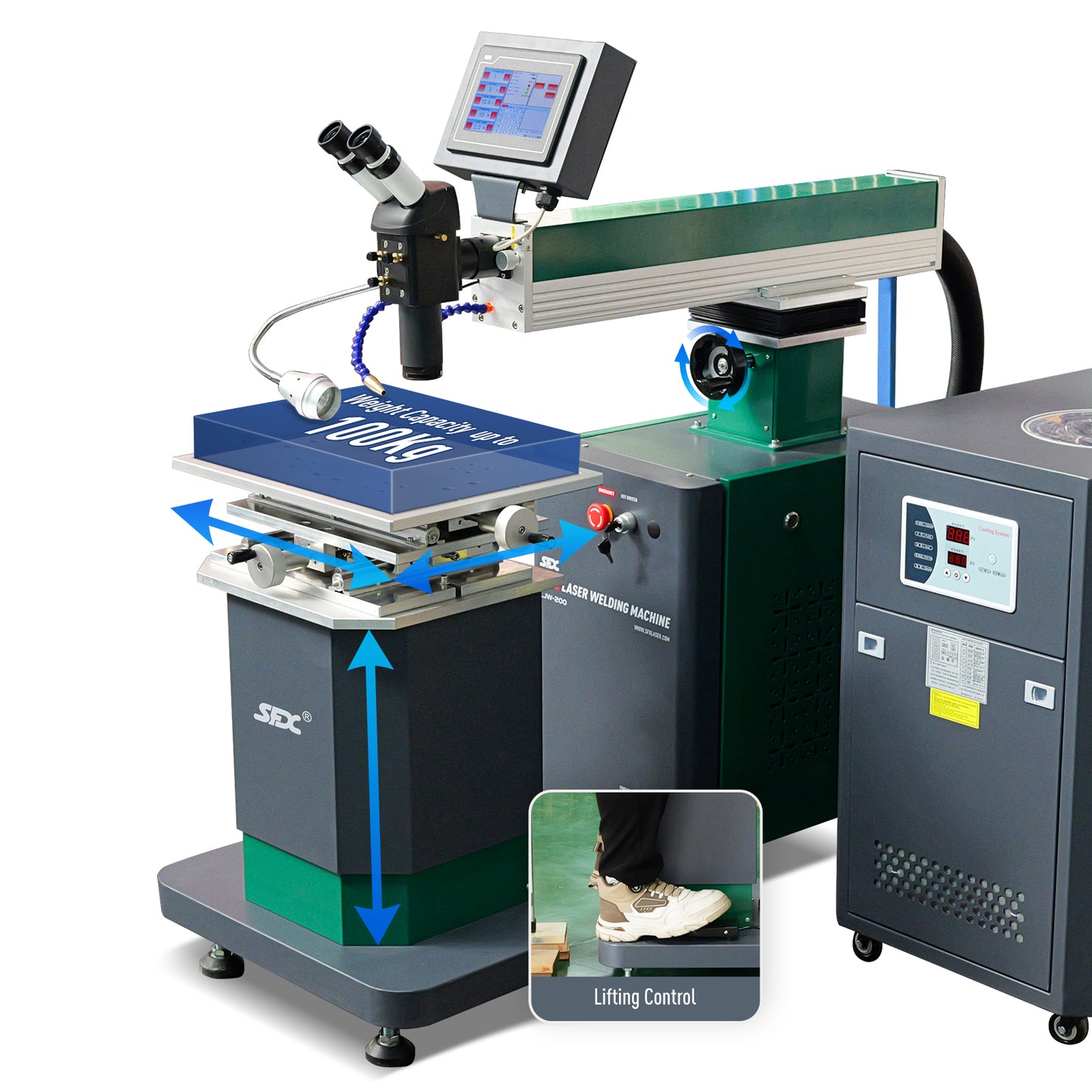 LYXCTECH Mold Laser Welding Machine 200W/400W For Various Mold Repair Welding