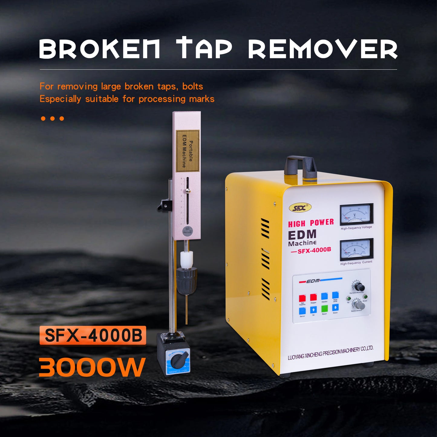 LYXCTECH 3000W Portable EDM Broken Tap Remover Tap Burner Tap Disintegrator