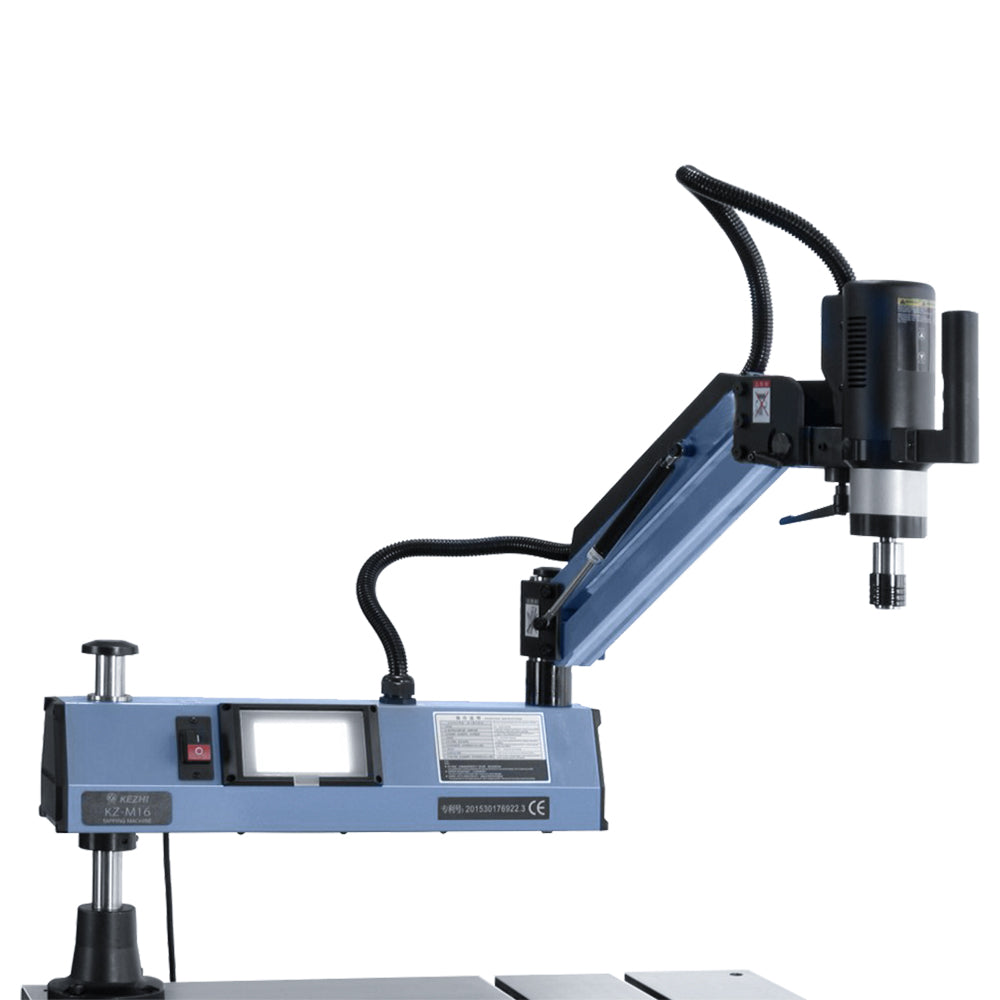 Pinzas para roscar M3-M16 de SFX US STOCK, brazo de 1200 mm, máquina de roscar universal de 360°, roscadora eléctrica de 0 a 375 rpm
