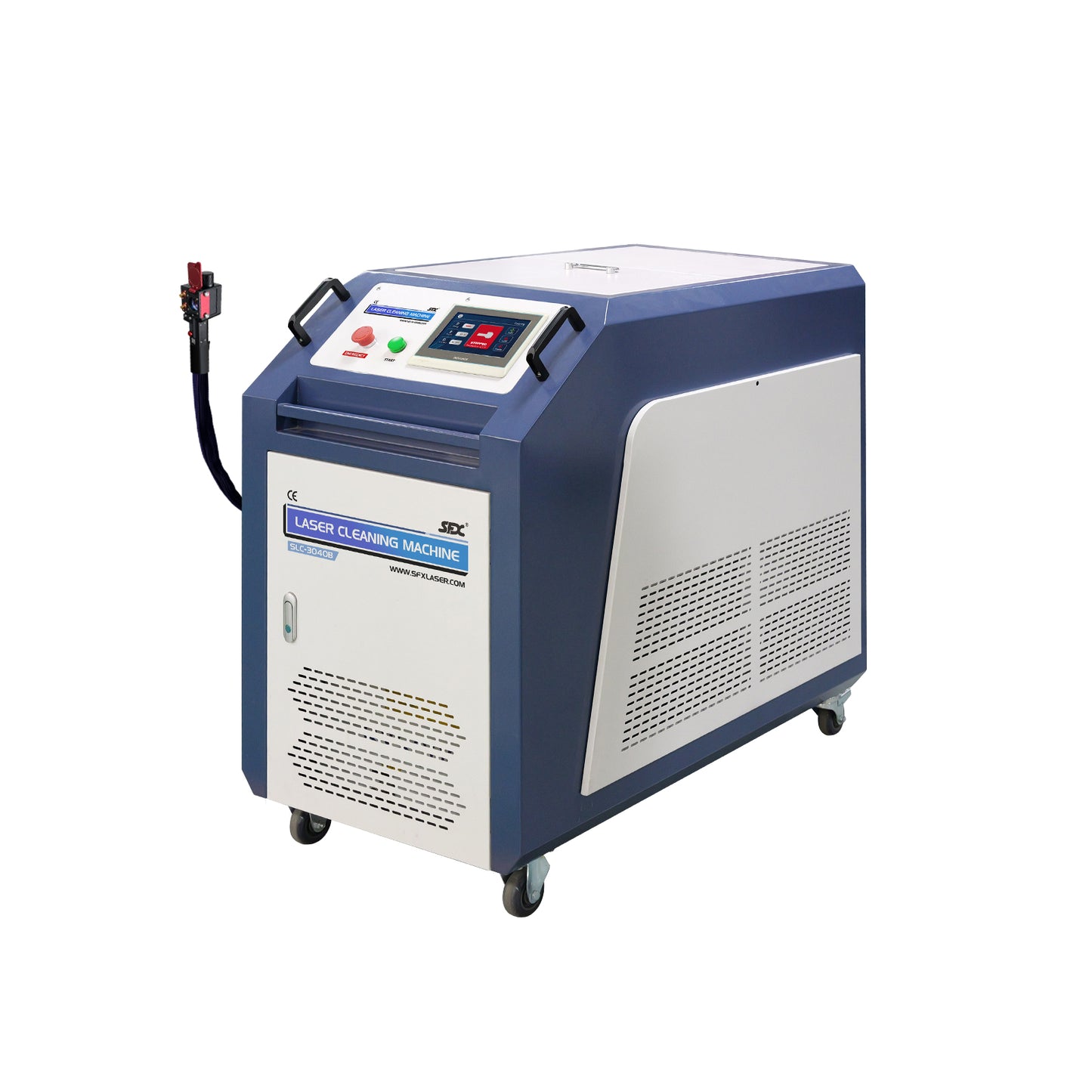 LYXCTECH Laser Cleaning Machine SLC-2000B/3000B CW Laser Cleaner Double-Wobble Intelligent Laser Gun 400mm scanning width