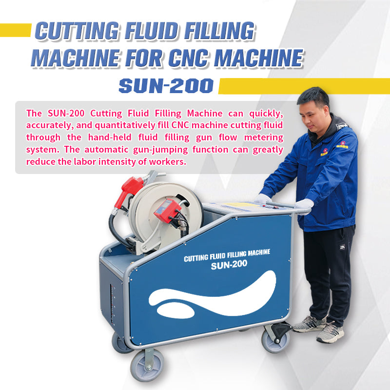 LYXCTECH SUN-200 Cutting Fluid Filling Machine for CNC Machine Tool Use