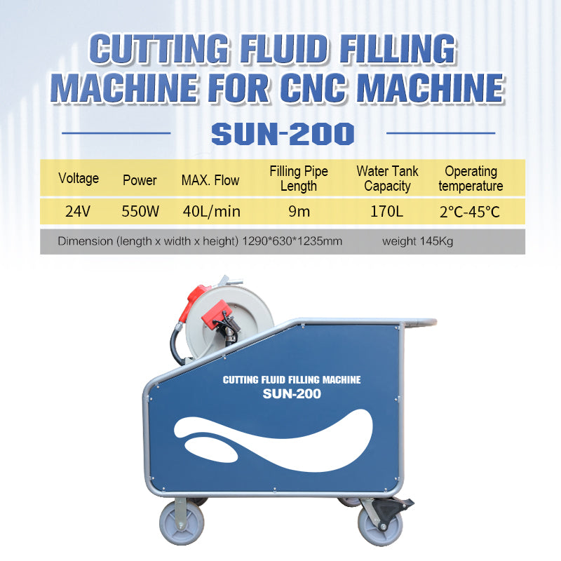 LYXCTECH SUN-200 Cutting Fluid Filling Machine for CNC Machine Tool Use