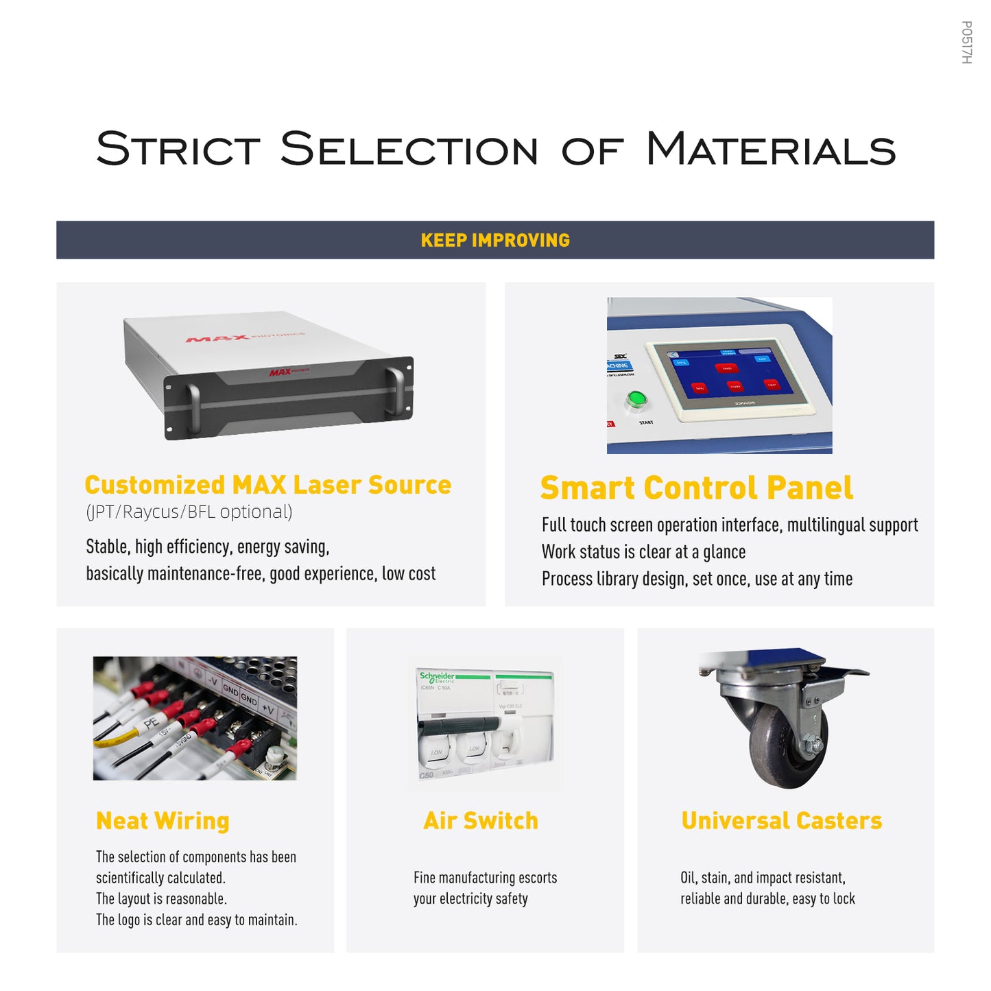 LYXCTECH Laser Cleaning Machine CW Laser Cleaner SLC-1500W/2000W/3000W