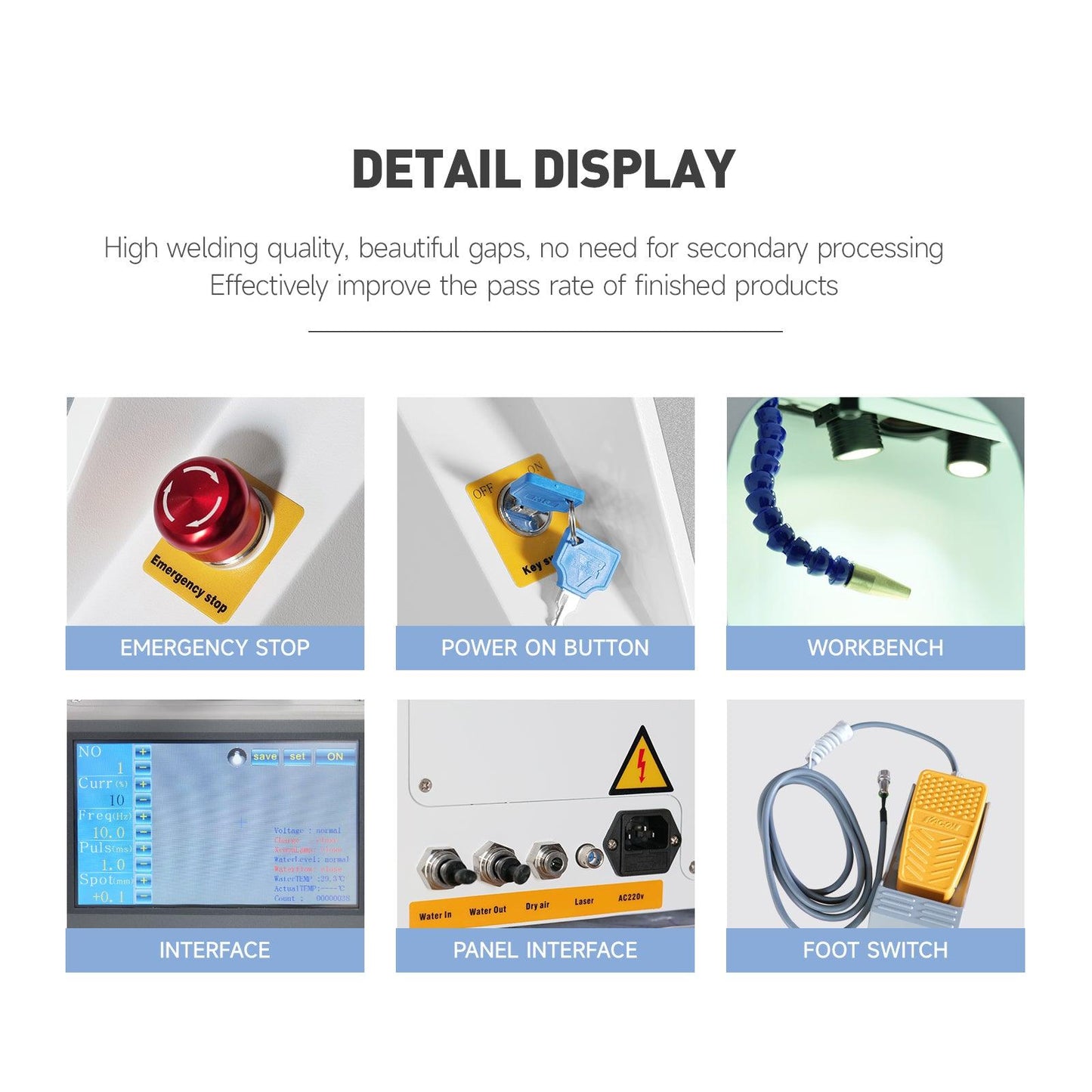 LYXCTECH 60W Jewelry Laser Welding Machine Pulse Energy 40J Laser Welding Machine LJW-60 - LYXCTECH