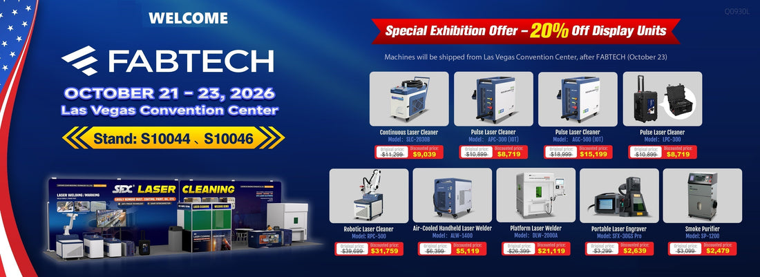 Meet LYXCTECH-SFX LASER at FABTECH 2026 – Save 20% on Display Machines