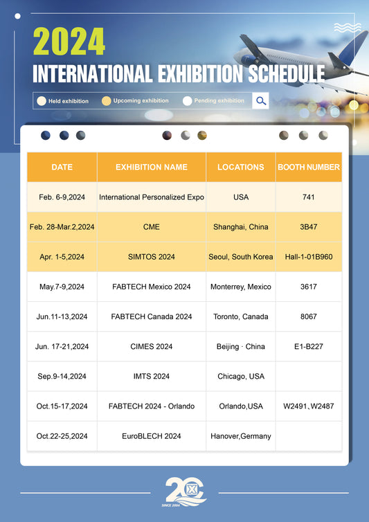2024 LYXCTECH-SFX Laser Exhibition Schedule