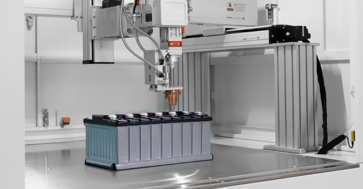 Automated Laser Welding Solution for EV Battery Electrodes – LYXCTECH