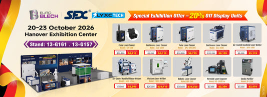 Meet Us at EuroBLECH 2026 – Exclusive 20% OFF Display Units!