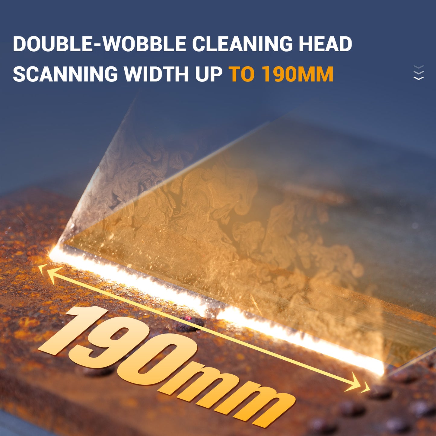 LYXCTECH Air-Cooled Pulsed Laser Cleaning Machine G-Series 300/500W With IOT/Self-Propelled Design For Metal Cleaning AGC-300/500 IOT
