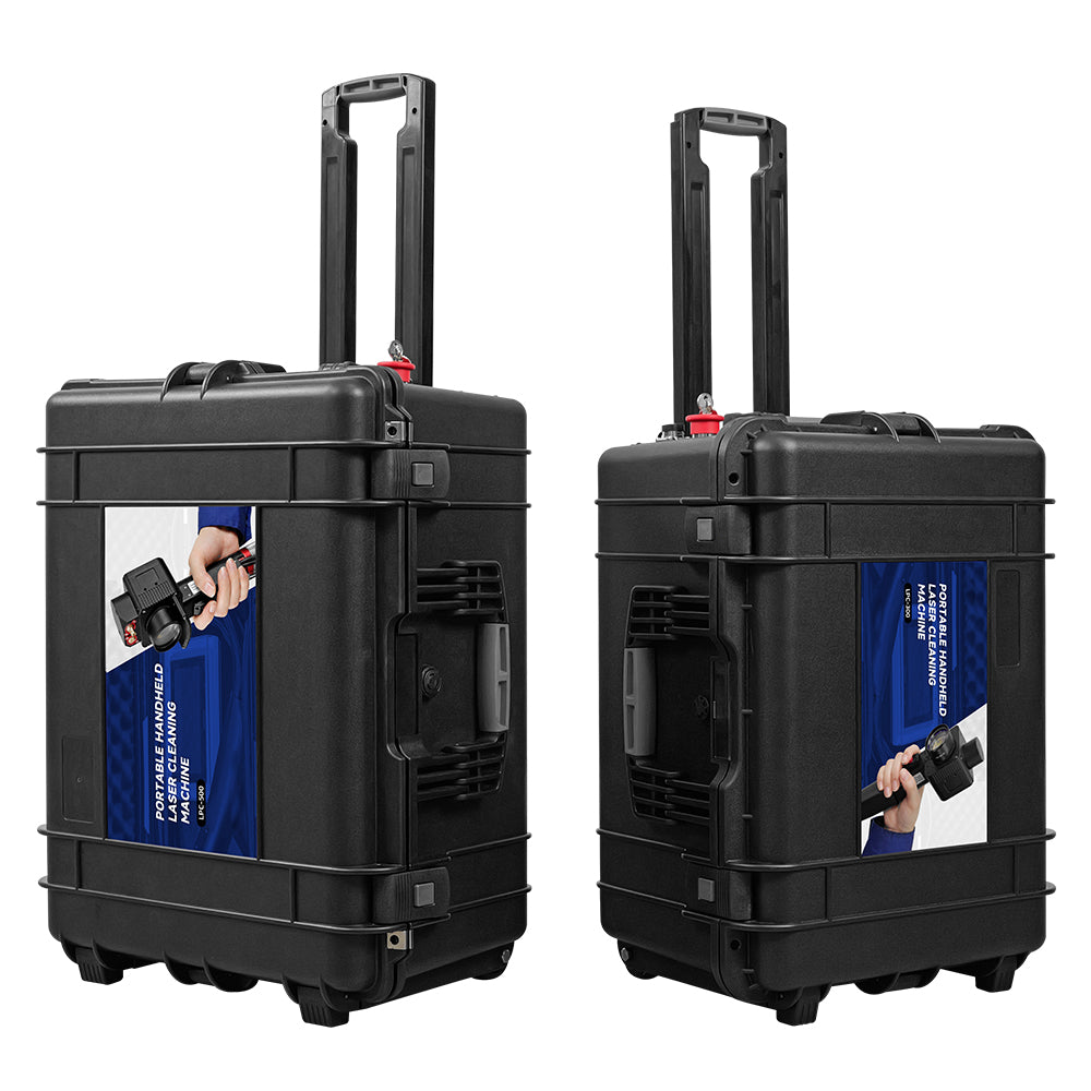 LYXCTECH Pulsed Laser Cleaning Machine Trolley-Type Design Lightweight Laser Cleaner 300/500W