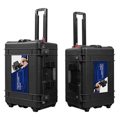 LYXCTECH Pulsed Laser Cleaning Machine Trolley-Type Design Lightweight Laser Cleaner 300/500W