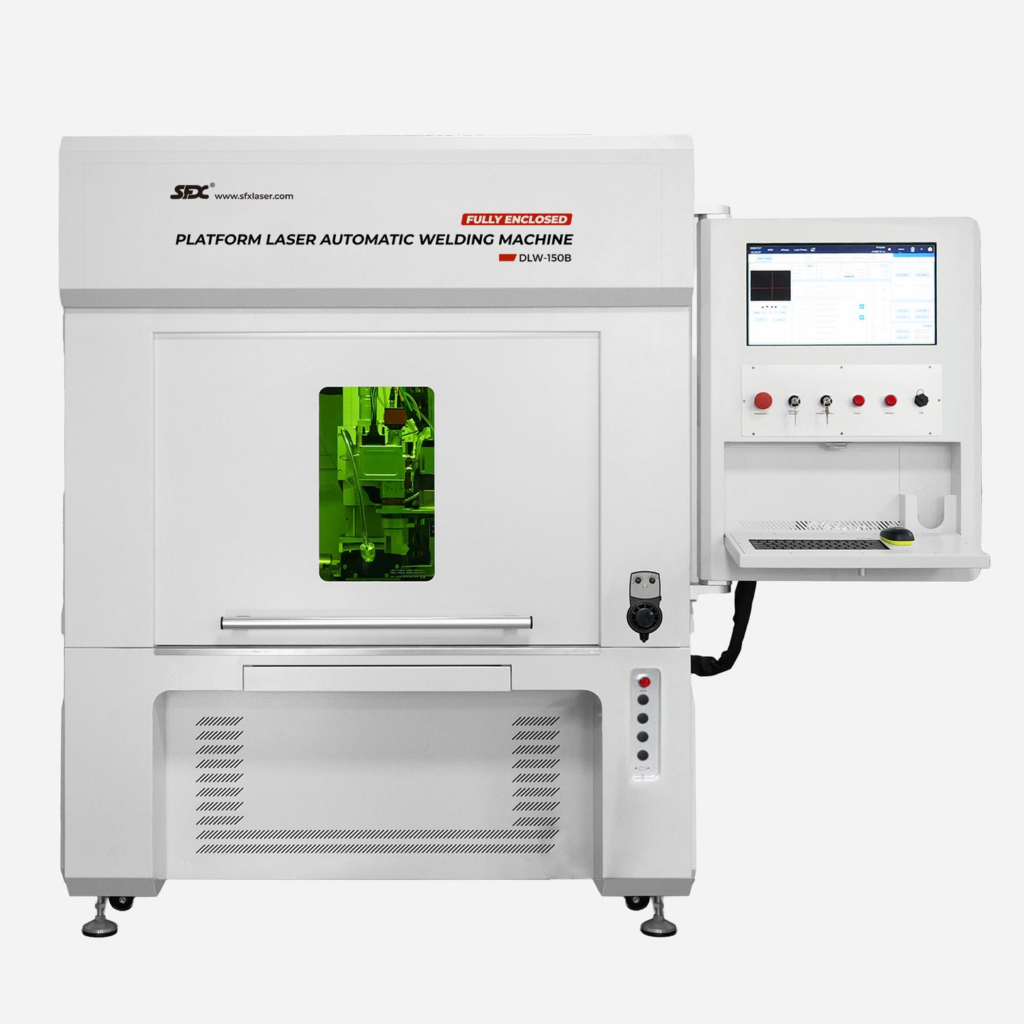 LYXCTECH Fully Enclosed Platform Automatic Laser Welding Machine 150W 300W