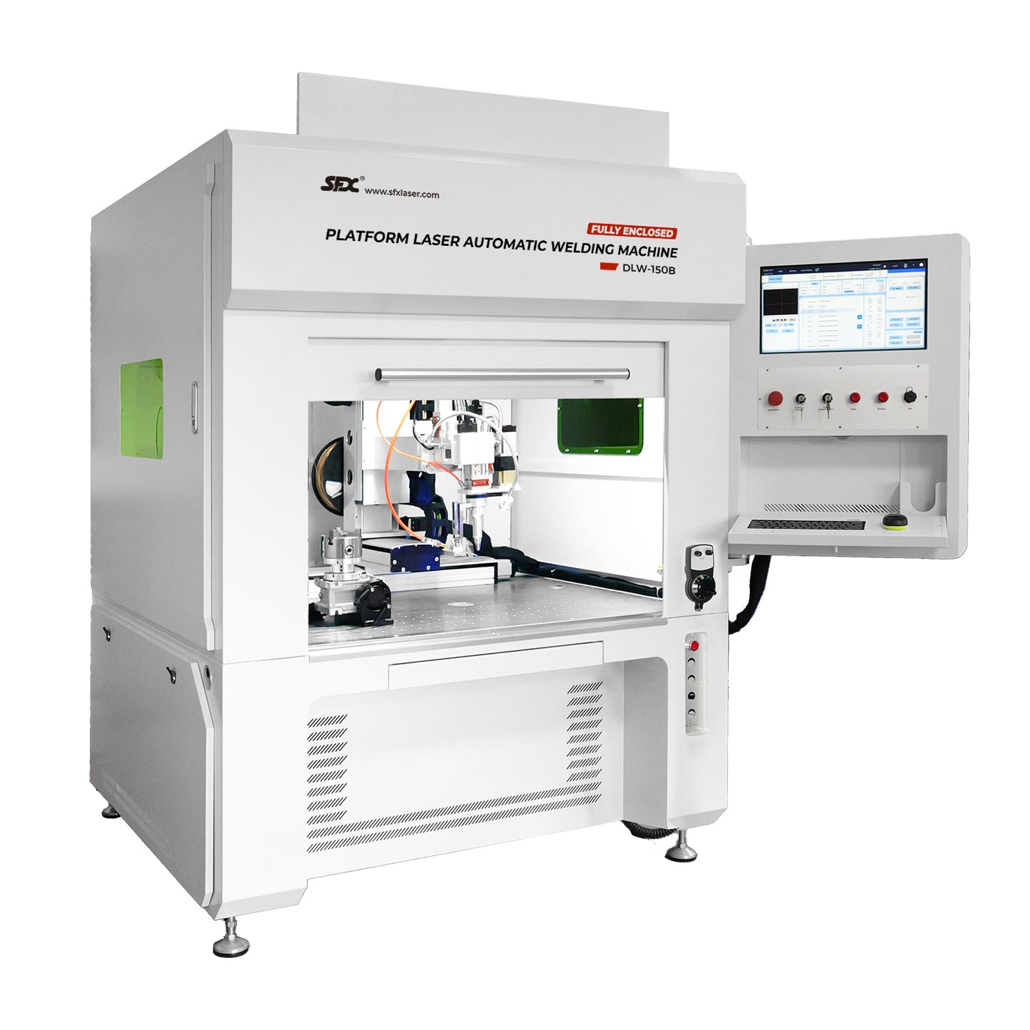 LYXCTECH Fully Enclosed Platform Automatic Laser Welding Machine 150W 300W