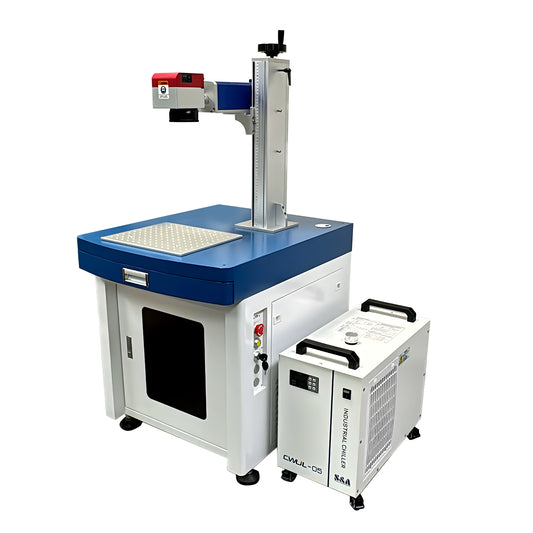LYXCTECH 300W Desktop Fiber Laser Engraver 110*110mm Lens EZCAD 2.0 With Lightburn