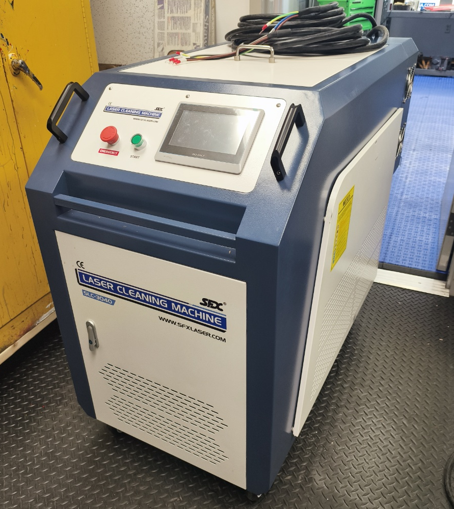 Used US STOCK 3000W Laser Cleaning Machine Rust Oil Coating Removal