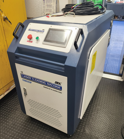 Used US STOCK 3000W Laser Cleaning Machine Rust Oil Coating Removal