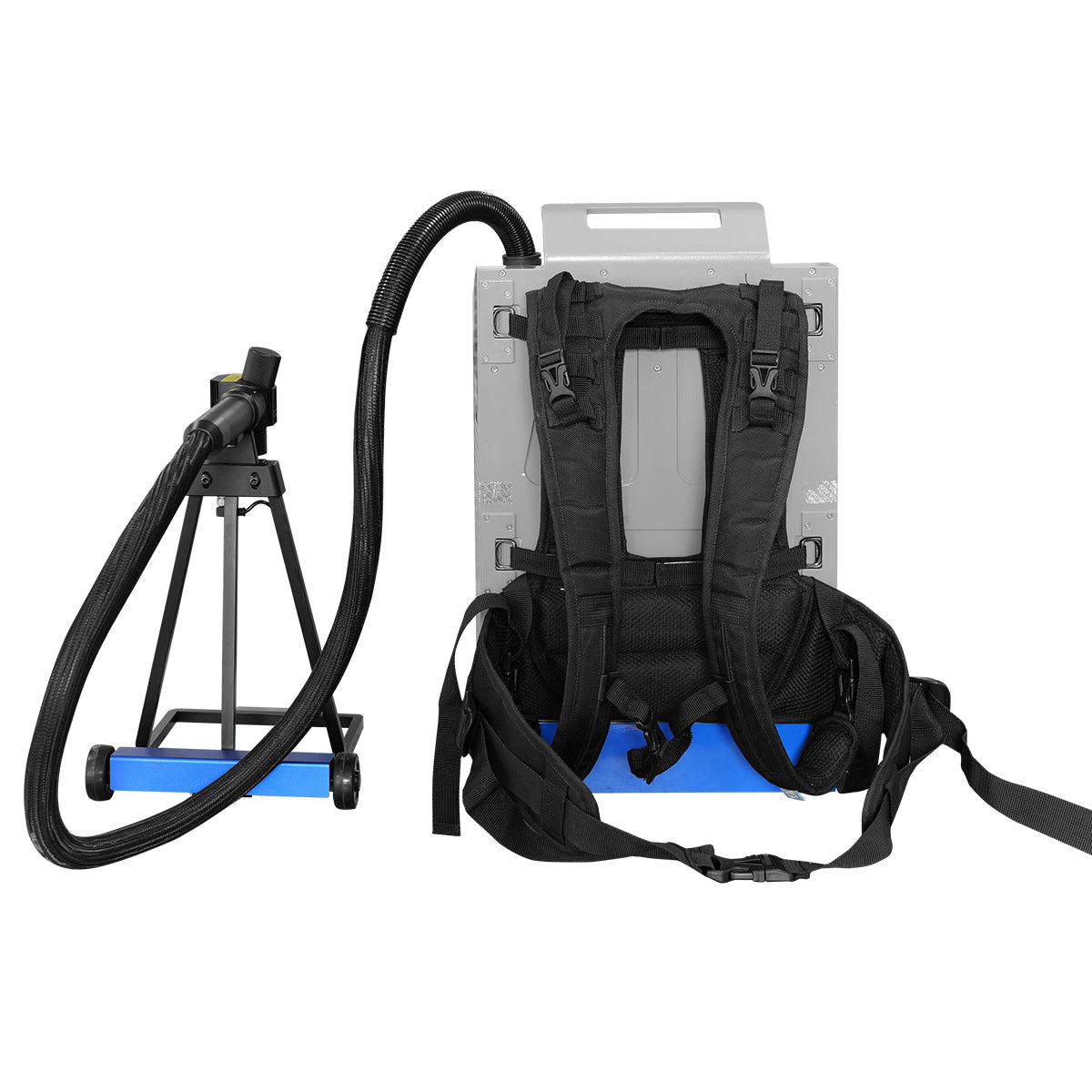 LYXCTECH 200W Pulsed Laser Cleaning Machine Backpack Laser Cleaner Machine Self-propelled Design
