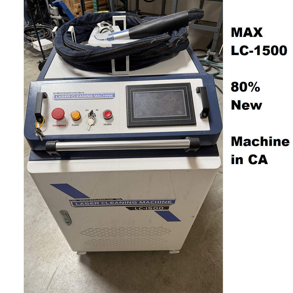 US STOCK Second-hand LC-1500/2000 MAX/JPT Laser Cleaning Machine CW Laser Cleaner