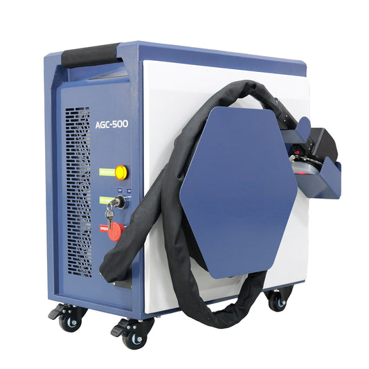 LYXCTECH Luftgekühlte gepulste Laserreinigungsmaschine 300/500 W Leichte Laserreinigungsmaschine
