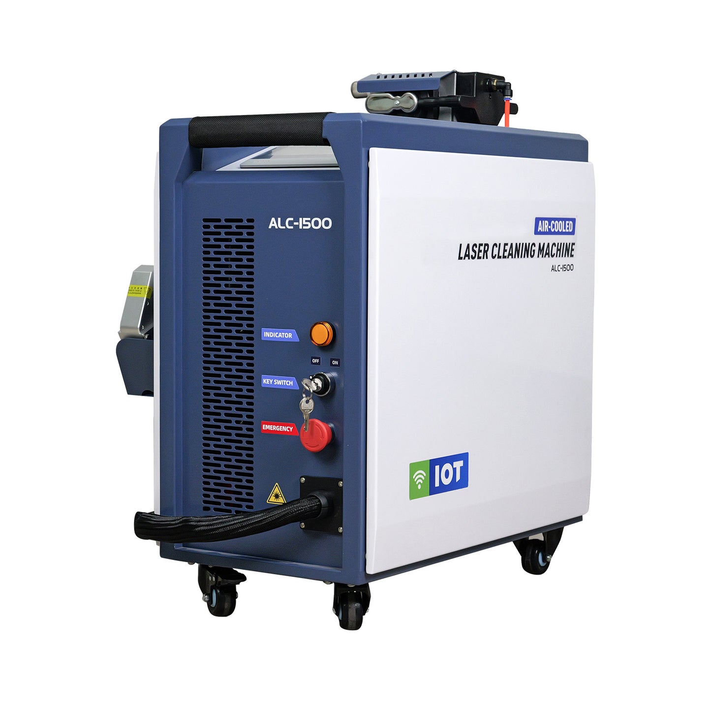 LYXCTECH Air-Cooled Continuous Laser Cleaning Machine 1500W Lightweight Laser Cleaner Machine
