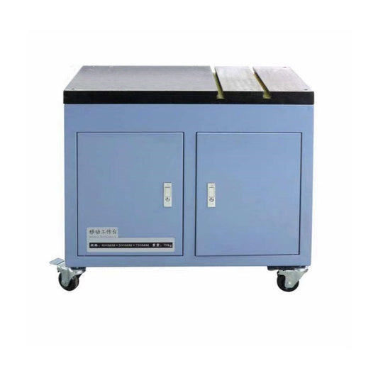 LYXCTECH 800 * 500mm Moving Workbench Without Drawer for Electric Tapping Machine