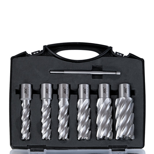 Juego de cortadores anulares SFX US STOCK M2AL, 6 piezas, profundidad de corte de 2'' con 1 pasador piloto