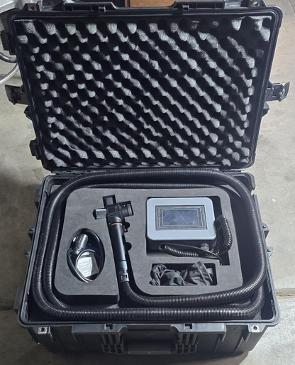 Used Machine Trolley-Type Design 200W/300W Portable Laser Cleaner Pulsed Laser Cleaning Machine