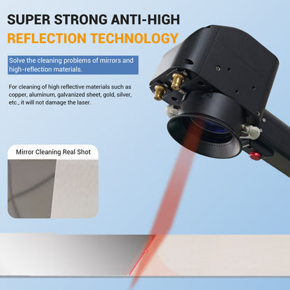 LYXCTECH Air-Cooled Pulsed Laser Cleaning Machine G-Series 300/500W With IOT/Self-Propelled Design For Metal Cleaning AGC-300/500 IOT