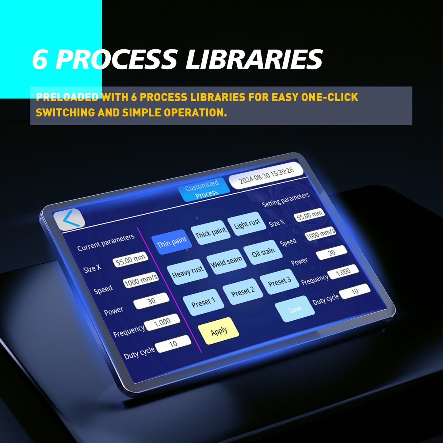 LYXCTECH 2000W CW Laser Cleaning Machine Anti-freeze Technology Smart Interconnection