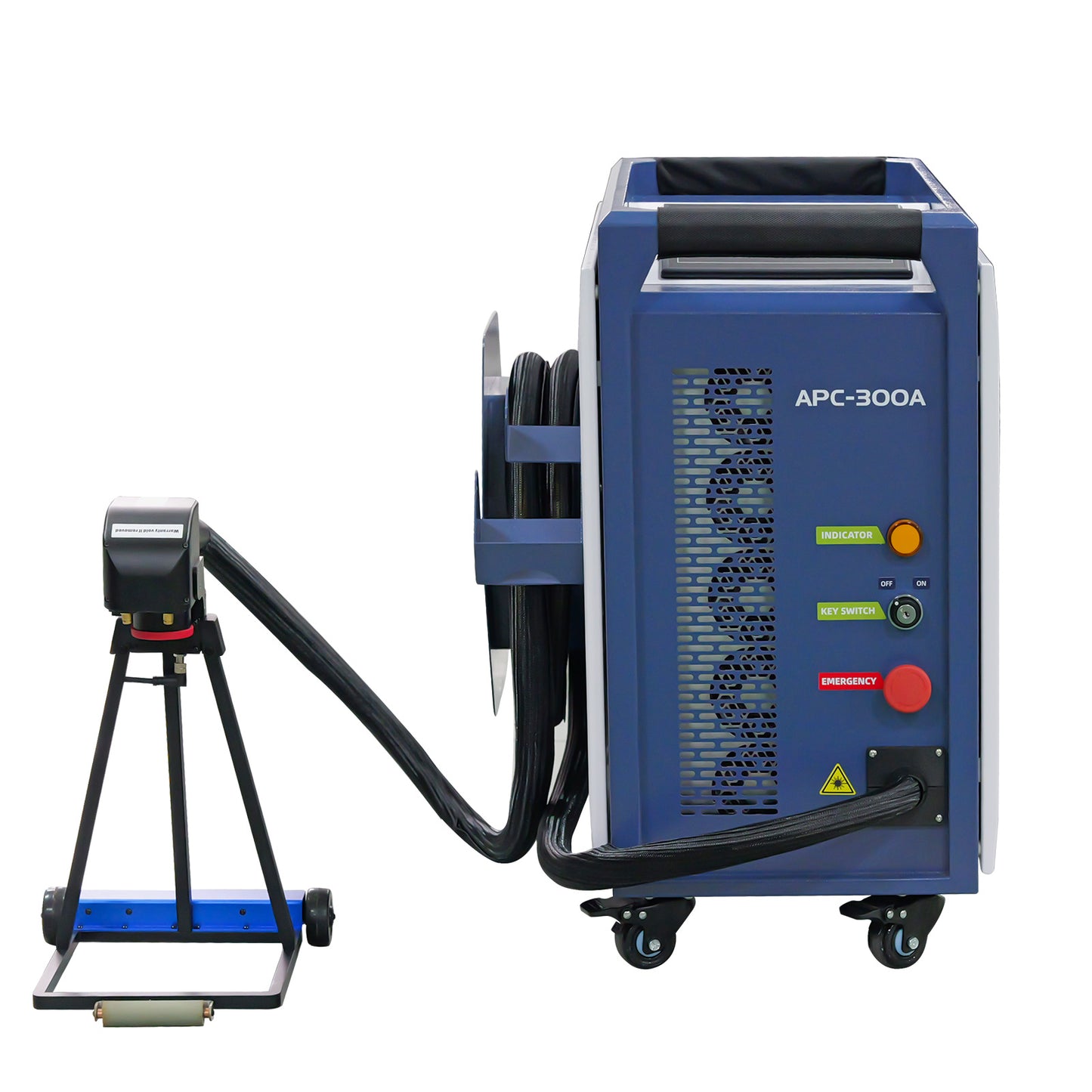 LYXCTECH Luftgekühlte gepulste Laserreinigungsmaschine 300/500 W Leichte Laserreinigungsmaschine