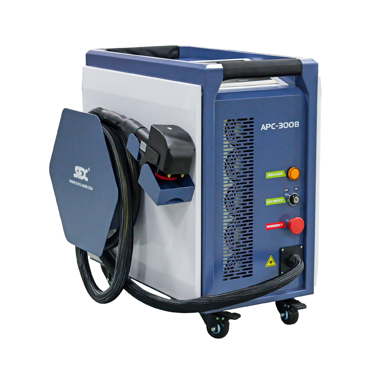 LYXCTECH Wood/Metal Cleaning Air-Cooled Pulsed Laser Cleaning Machine 200/300W With