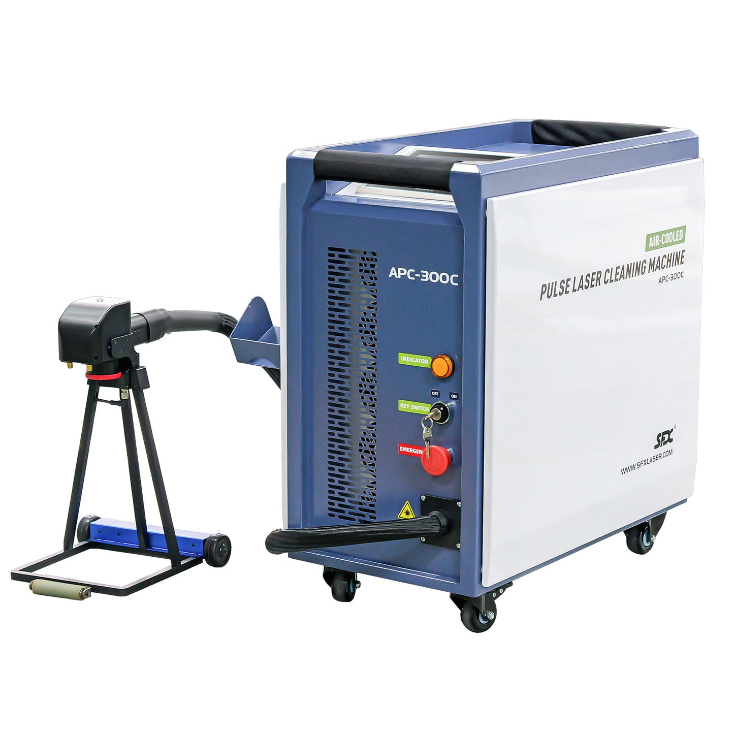 LYXCTECH Wood/Metal Cleaning Air-Cooled Pulsed Laser Cleaning Machine 200/300W With