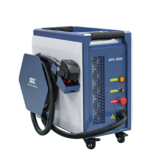 LYXCTECH P-Series Wood/Metal Cleaning Air-Cooled Pulsed Laser Cleaning Machine 300W/500W with IoT APC-300/500