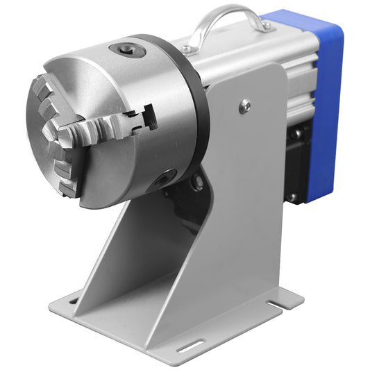 LYXCTECH Three-Jaw Rotary Chuck Multi-Angle Adjustment for Fiber Laser Engraving Machine, Engraving Machine