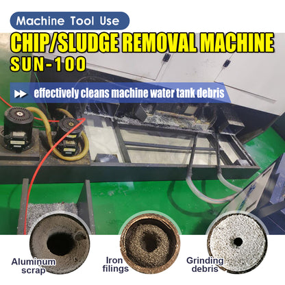 LYXCTECH SUN-100 Chip Sludge Removal Machine Coolant Tank Purifier