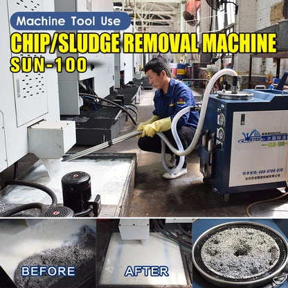 LYXCTECH SUN-100 Chip Sludge Removal Machine Coolant Tank Purifier